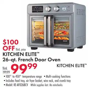 Boscov's KITCHEN ELITE 26-qt. French Door Oven offer