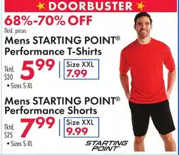 Boscov's Mens STARTING POINT Performance T-Shirts offer