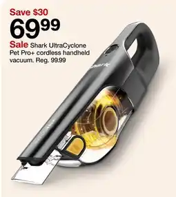 Target Shark UltraCyclone Pet Pro+ cordless handheld vacuum offer