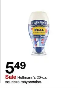 Target Hellmann's 20-oz. squeeze mayonnaise offer
