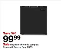 Target Frigidaire 1.6-cu.-ft. compact fridge with freezer offer