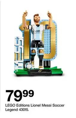 Target LEGO Editions Lionel Messi Soccer Legend 43015 offer