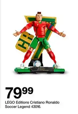 Target LEGO Editions Cristiano Ronaldo Soccer Legend 43016 offer