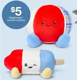 Target Gigglescape summer plushies offer