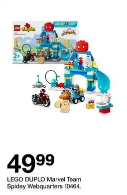Target LEGO DUPLO Marvel Team Spidey Webquarters 10464 offer