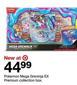 Target Pokemon Mega Greninja EX Premium collection box offer