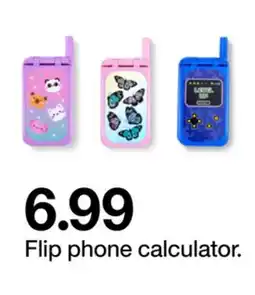 Target Flip phone calculator offer