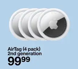 Target AirTag (4 pack) 2nd generation offer