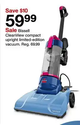 Target Bissell CleanView compact upright limited-edition vacuum offer