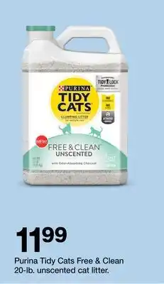 Target Purina tidy cats free & clean offer