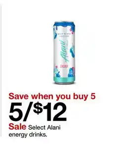 Target Sale Select Alani energy drinks offer