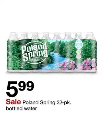 Target Poland Spring 32-pk. bottled water offer
