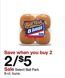Target Select Ball Park 8-ct. buns offer