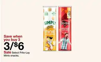 Target Select Frito-Lay Minis snacks offer