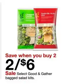 Target Select Good & Gather bagged salad kits offer