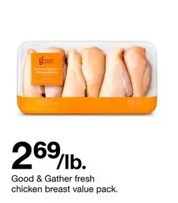 Target Good & Gather fresh chicken breast value pack offer