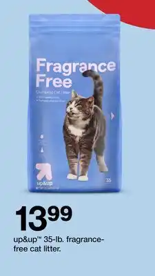 Target up&up 35-lb. fragrance-free cat litter offer