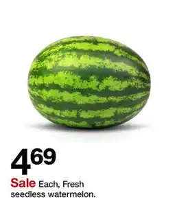 Target Fresh seedless watermelon offer