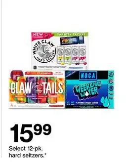 Target Select 12-pk. hard seltzers offer