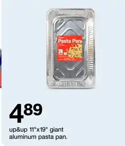 Target up&up 11x19 giant aluminum pasta pan offer