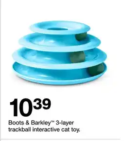 Target Boots & Barkley 3-layer trackball interactive cat toy offer