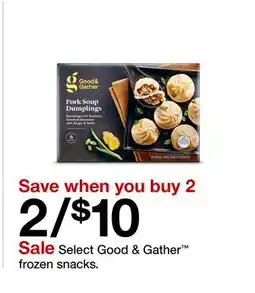 Target Select Good & Gather frozen snacks offer