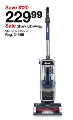 Target Shark Lift-Away upright vacuum offer