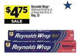 Dollar General Reynolds Wrap Aluminum Foil or Heavy Duty offer