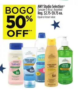 Dollar General ANY Studio Selection Suncare offer