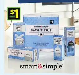 Dollar General SMART & SIMPLE BATH TISSUE offer