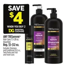 Dollar General ANY TRESemme Hair Care offer