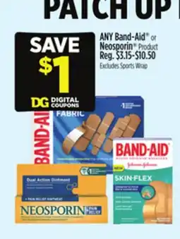 Dollar General ANY Band-Aid or Neosporin Product offer