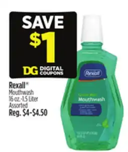 Dollar General Rexall Mouthwash offer