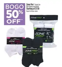 Dollar General Zone Pro Socks for the Family offer