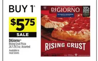 Dollar General DiGiorno Rising Crust Pizza offer
