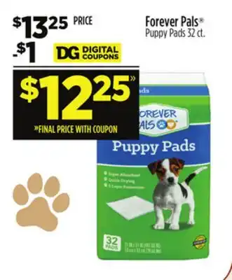 Dollar General Forever Pals Puppy Pads offer