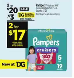 Dollar General Pampers Cruisers 360° offer