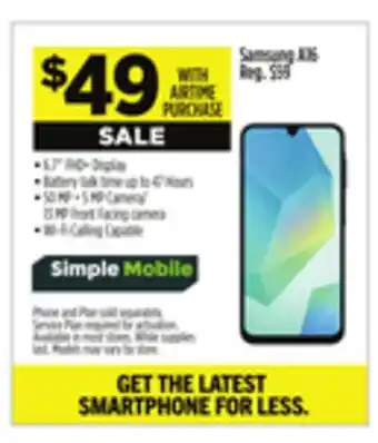 Dollar General Samsung A16 offer