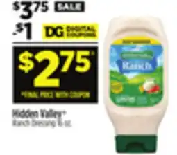 Dollar General Hidden Valley Ranch Dressing offer