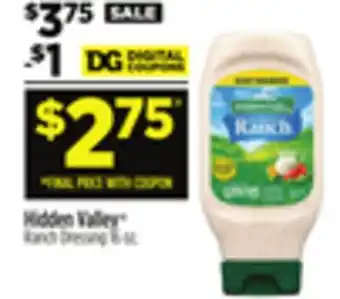 Dollar General Hidden Valley Ranch Dressing offer