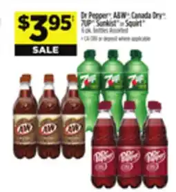 Dollar General Dr Pepper , A&W , Canada Dry , 7UP , Sunlight or Squirt offer