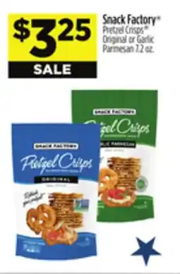 Dollar General Snack Factory Pretzel Crisps offer