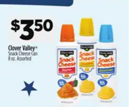 Dollar General Clover Valley Snack Cheese Can offer