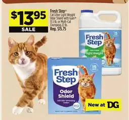 Dollar General Fresh Step Odor Shield with Gain 11.5 lb. or Multi-Cat Clumping 22 lb offer