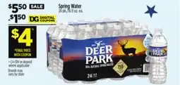 Dollar General Spring Water offer