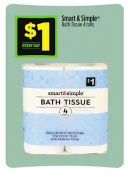 Dollar General Smart & Simple Bath Tissue offer