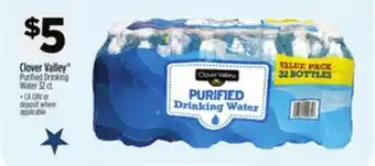 Dollar General Clover Valley Purified Drinking Water offer