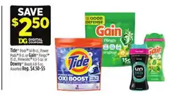 Dollar General Tide Pods, Power Pods or Gain Flings!, Fireworks or Downy Beads offer