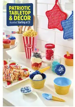 Dollar General Patriotic TABLETOP & DECOR offer