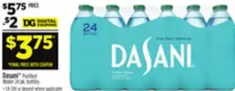 Dollar General Dasani Purified Water offer